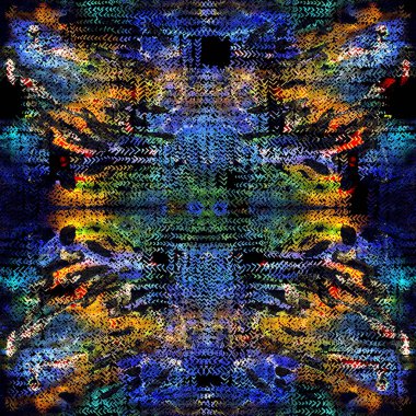 Kravat boya Dikişsiz desen. Elle çizilmiş shibori yazdırma.