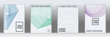 Retro posterlerini açmaları. En az geometrik yıllık rapor şablonları.