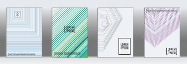 En az geometrik yıllık rapor şablonları.