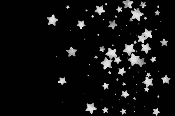 Confettis Silver Star . — Image vectorielle