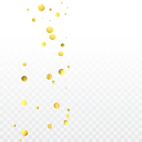 Celebracja złotym konfetti. — Wektor stockowy