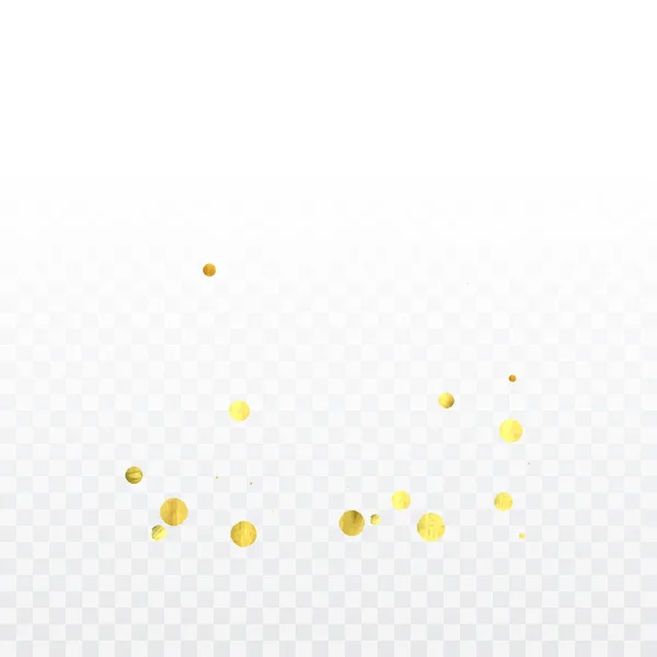 Fête des confettis d'or . — Image vectorielle