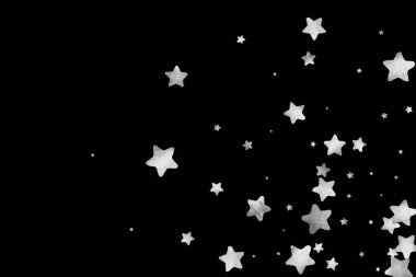 Gümüş Yıldız konfeti.