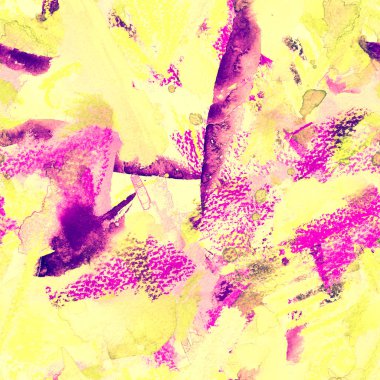 Yaratıcı suluboya desen.