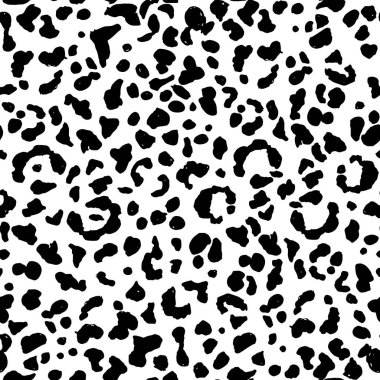 Leopard vector seamless pattern.  clipart