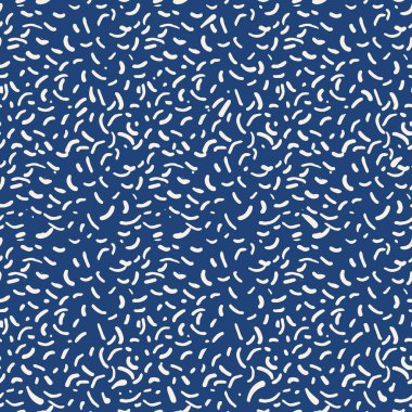 Kravat indigo boya Dikişsiz desen.