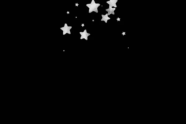 Estrella de Plata Confetti . — Archivo Imágenes Vectoriales