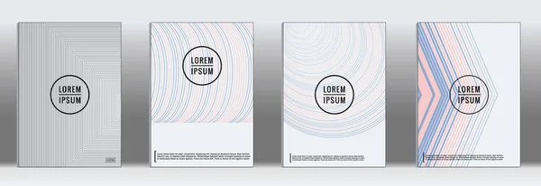 ポスター デザインのベクトル幾何的な線パターン. — ストックベクタ