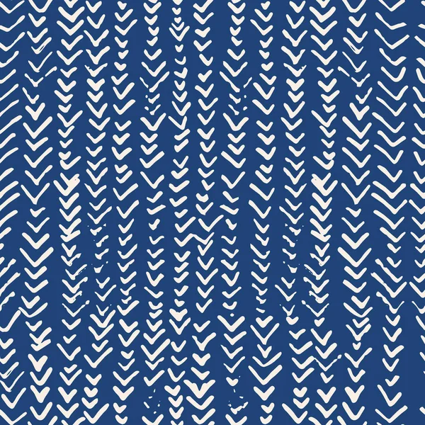 Kravat indigo boya Dikişsiz desen.