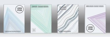 Retro posterlerini açmaları. En az geometrik yıllık rapor şablonları.