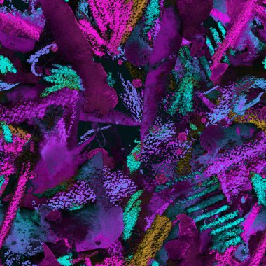 Yaratıcı suluboya desen.