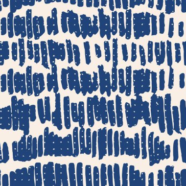 Indigo vektör kravat boya Dikişsiz desen.