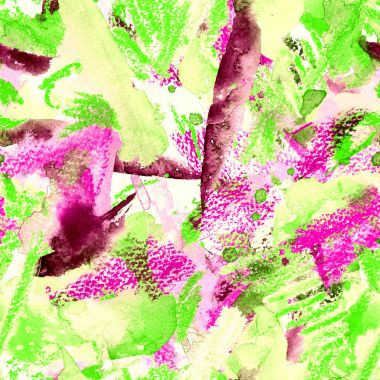 Yaratıcı suluboya desen.