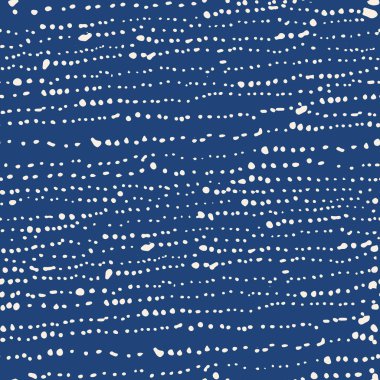 Kravat indigo boya Dikişsiz desen.