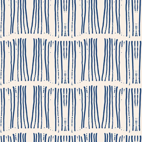 Indigo vector tie tinte patrón sin costura . — Vector de stock