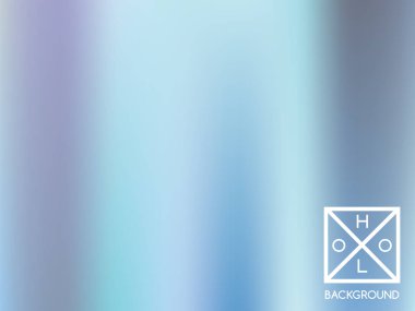 Deniz mavisi. Yanardöner kapak. Soyut yumuşak pastel renkler arka plan. Moda yaratıcı vektör kozmik değişim. Ağ mavisi folyo. Pankart için yaratıcı neon şablonu. Canlı bir iz..