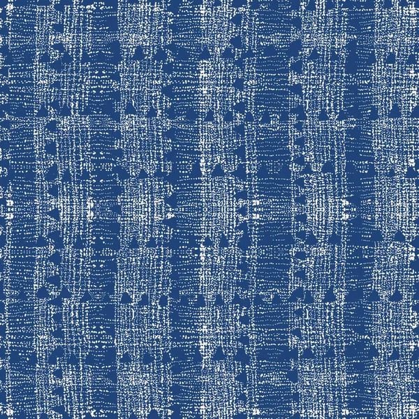 Krawattenfärben Aquarell Nahtloses Muster Vektor Japanischer Shibori Druck Geometrische Rustikale — Stockvektor