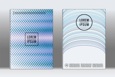 En az tasarlamak. Vektör geometrik kapak. 