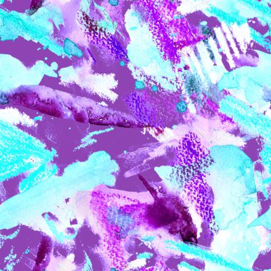 Suluboya kusursuz desen.