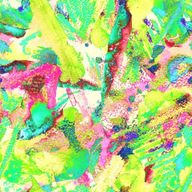 Yaratıcı suluboya desen.