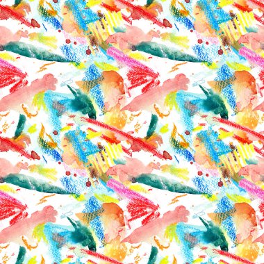 Suluboya kusursuz desen.