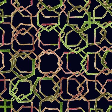 Altıgen en az desen.