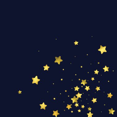 Yuvarlak altın konfeti.