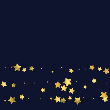 Yuvarlak altın konfeti.