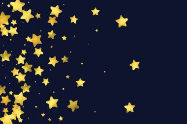 Yuvarlak altın konfeti.