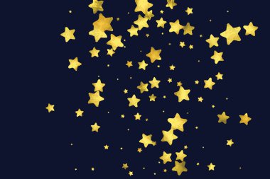 Yuvarlak altın konfeti.