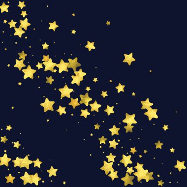 Yuvarlak altın konfeti.