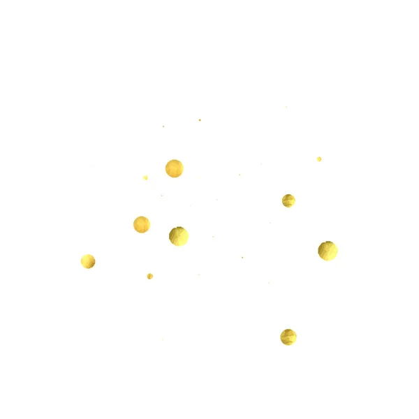 Runde guld konfetti . – Stock-vektor