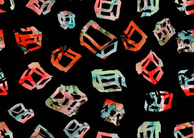 Memphis küp seamless modeli. 