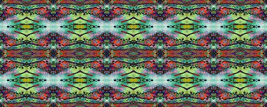 Suluboya Etnik Tasarım. 