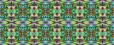 Suluboya Etnik Tasarım. 