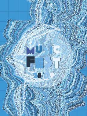 Müzik festivali arka planı.