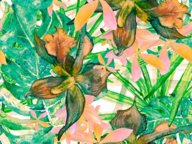 Orkide Kusursuz Desen.