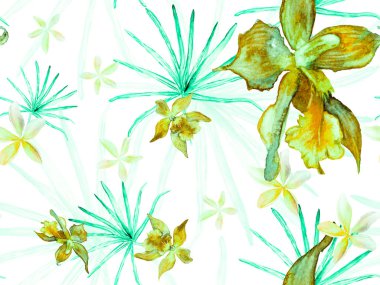 Orkide Kusursuz Desen.