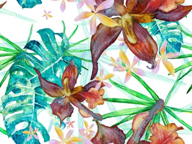 Orkide Kusursuz Desen.