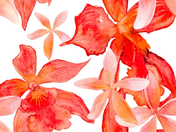 Орхидея бесшовная. — стоковое фото