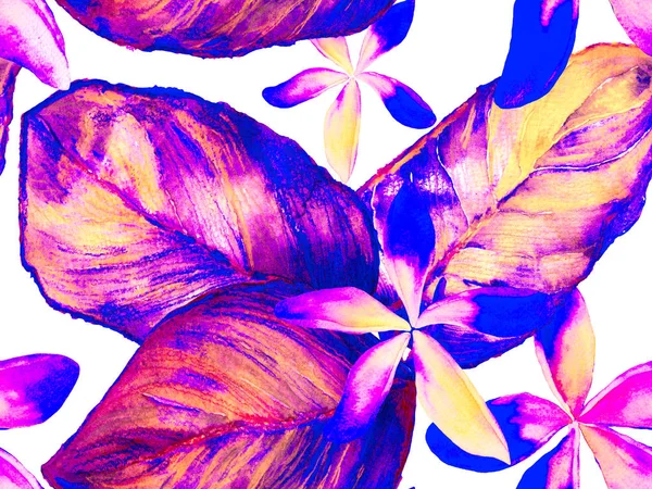 Orchid Seamless Pattern. — Stock Photo, Image
