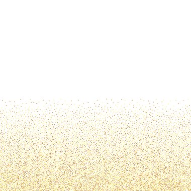 İzole edilmiş altın toz parçacıkları.