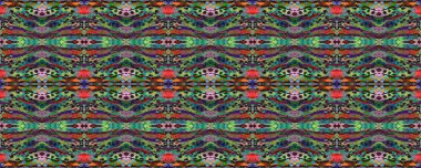 Suluboya Etnik Tasarım. 