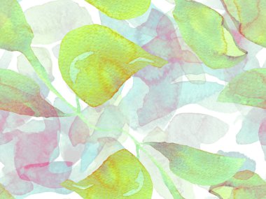 Suluboya Tertemiz Desen 'i Bırakıyor.