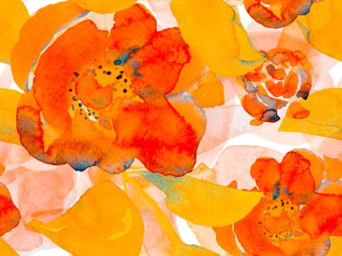 Suluboya Tertemiz Desen 'i Bırakıyor.