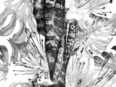 Suluboya Tertemiz Desen 'i Bırakıyor.