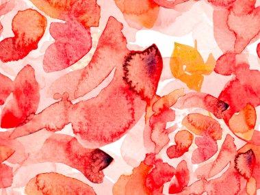 Suluboya Tertemiz Desen 'i Bırakıyor.