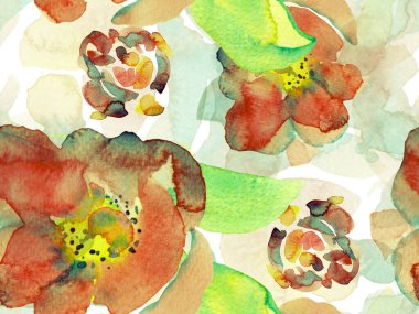 Suluboya Tertemiz Desen 'i Bırakıyor.