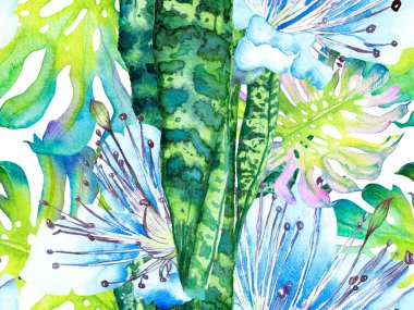 Suluboya Tertemiz Desen 'i Bırakıyor.