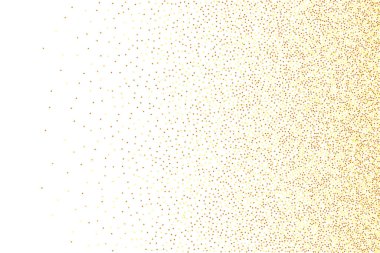 İzole edilmiş altın toz parçacıkları.